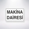 Makine Dairesi Sticker 20X28 Cm