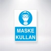 Maske Kullan Sticker 20X28 Cm