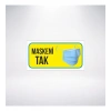 Maskeni Tak 20x10 Sticker 20X28 Cm