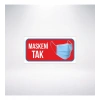Maskeni Tak 20x10 Sticker 20X28 Cm