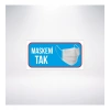 Maskeni Tak 20x10 Sticker 20X28 Cm