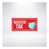 Maskeni Tak 20x10 Sticker 20X28 Cm