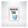 Maskeni Tak Sticker 20X28 Cm