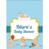 Mavi Bebek Temalı Baby Shower Afişi 100x150 Cm