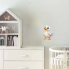 Mavi Gözlü Beyaz Yavru Ördek Duvar Stickerı