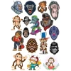 Maymun Goril Sticker Set 20 Parça Telefon, Tablet, Defter, Laptop Sticker