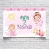 Melek Temalı Doğum Günü Afişi 50X70 cm