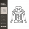 Meyve Sıkacağı Mat Gri Dekoratif Folyo Sticker 14x14 cm