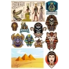 Mısır Temalı Sticker Set-3 13 Parça Telefon, Tablet, Defter, Laptop Sticker