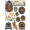 Mısır ve Firavun Sticker Set 1 16 Parça Telefon, Tablet, Defter, Laptop Sticker