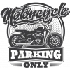 Motorcycle Sticker 10x10 cmRenkli Sticker