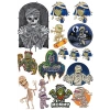 Mumya ve Zombi Sticker Set 2 17 Parça Telefon, Tablet, Defter, Laptop Sticker