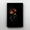 Neon Maske Kanvas Tablo
