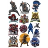 Ninja Sticker Set 5 15 Parça Telefon, Tablet, Defter, Laptop Sticker