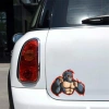 Öfkeli Goril Sticker 10x10 cmRenkli Sticker