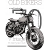 Old Bikers Vintage Sticker 10x10 cmRenkli Sticker