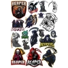 Ölüm Meleği Sticker Set 3 15 Parça Telefon, Tablet, Defter, Laptop Sticker