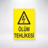 Ölüm Tehlikesi Sticker 20X28 Cm