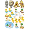 Ördek Temalı Sticker Set-2 18 Parça Telefon, Tablet, Defter, Laptop Sticker