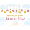 Oyuncaklar Temalı Bebek Karşılama Afişi 70X100 Cm