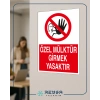 Özel Mülktür Girmek Yasaktır Sticker 20X28 Cm