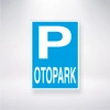 P Otopark Sticker 20X28 Cm