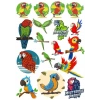 Papağan Sticker Set-2 17 Parça Telefon, Tablet, Defter, Laptop Sticker