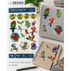 Papağan Sticker Set-2 17 Parça Telefon, Tablet, Defter, Laptop Sticker