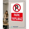 Park Yapılmaz Sticker 20X28 Cm