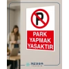 Park Yapmak Yasaktır Sticker 20X28 Cm
