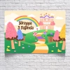 Pastane Temalı Doğum Günü Afişi 100X150 cm