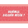 Pembe Benimle Evlenirmisin Afişi 200x100