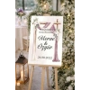 Sahne Tasarımlı Düğün, Nişan ve Söz Karşılama Panosu – 50x70 cm