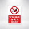 Persolnelden Başkası Giremez Sticker 20X28 Cm