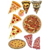 Pizza Sticker Set 10 Parça Telefon, Tablet, Defter, Laptop Sticker