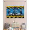 Polis Temalı Doğum Günü Afişi 100X150 cm