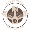 Power Speed Sticker 10x10 cmRenkli Sticker