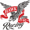 Hawk Racing Sticker 10x10 cmRenkli Sticker