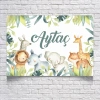 Safari Temalı Doğum Günü Afişi 70X100 cm