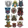 Samuray Sticker Set 2 12 Parça Telefon, Tablet, Defter, Laptop Sticker