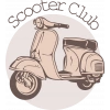 Scooter Club Sticker 10x10 cmRenkli Sticker