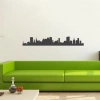 Şehir Gökdelenler  Silüet Sticker 120x20 Cm