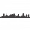 Şehir Gökdelenler  Silüet Sticker 120x20 Cm