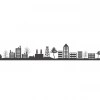 Şehir  Silüet Sticker 120x20 Cm
