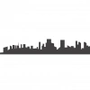 Şehir  Silüet Sticker 120x20 Cm
