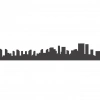 Şehir  Silüet Sticker 120x20 Cm