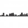 Şehir Silüet Sticker 120x20 Cm