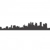 Şehir  Silüet Sticker 120x20 Cm