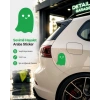 Sevimli Hayalet Araba Sticker 17x17 Cm Yeşil