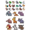 Sevimli Hayvanlar Sticker Set-2 27 Parça Telefon, Tablet, Defter, Laptop Sticker